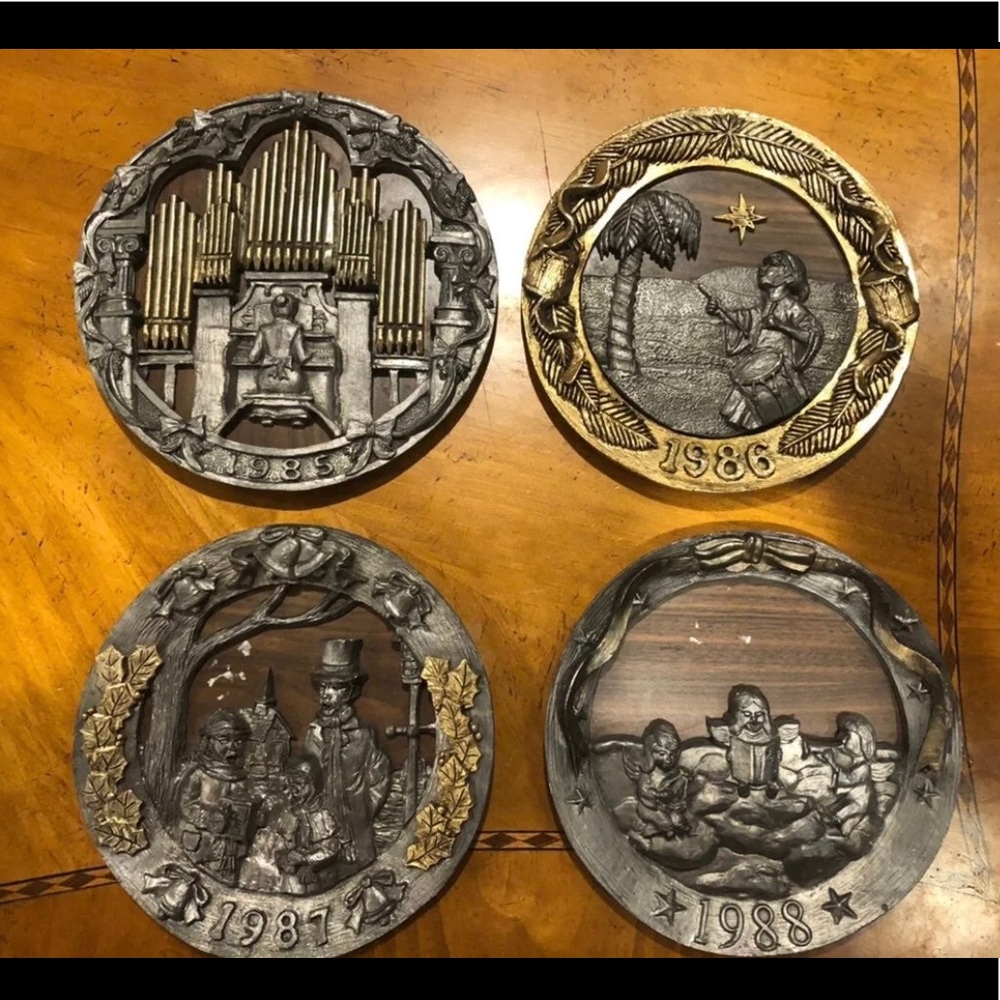 Pewter plates
